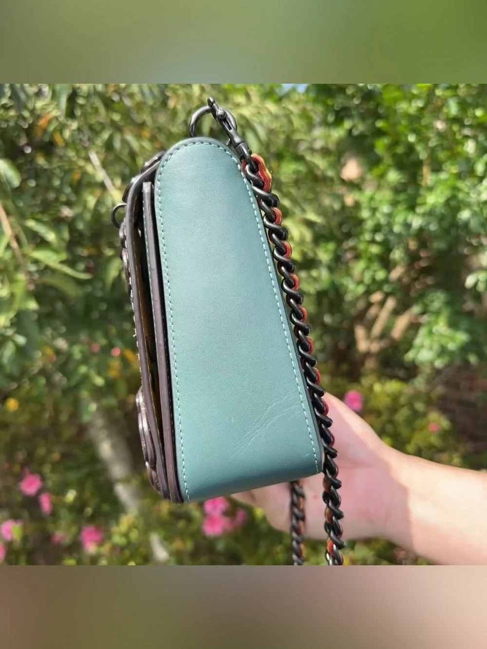 COACH Dinky 24 With Linked Tea Rose 21585 - Picture 7 of 12